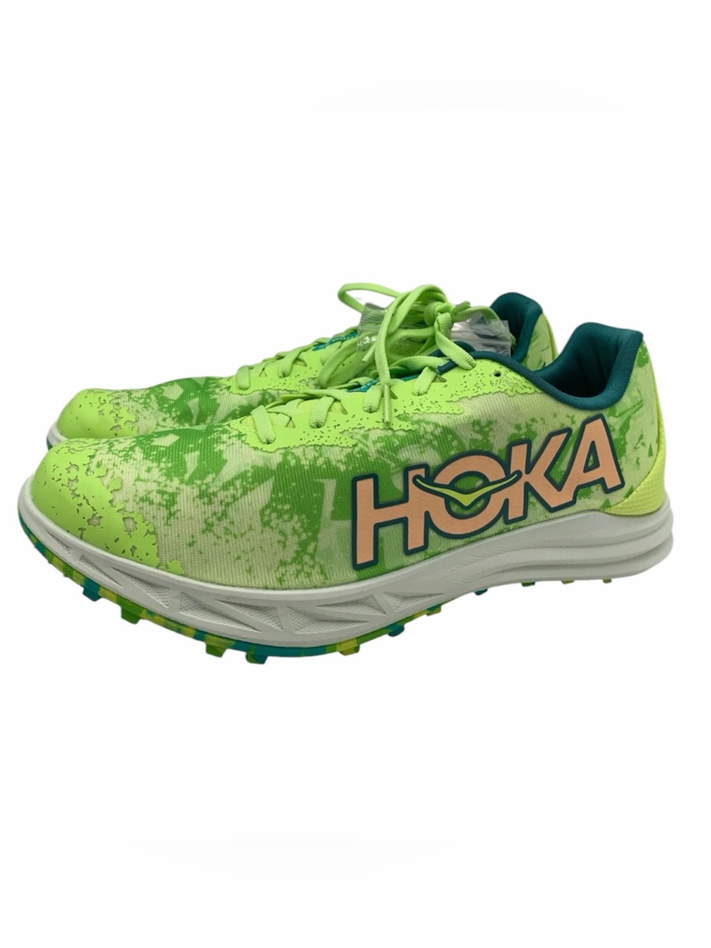 Hoka One One Crescendo XC Green Cross 1141272LLC Country Spikes Men Size 8.5 New
